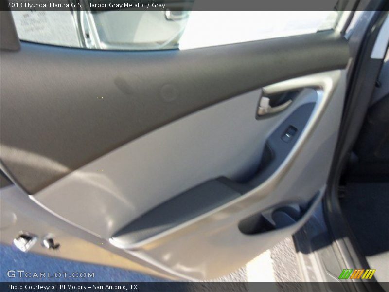 Harbor Gray Metallic / Gray 2013 Hyundai Elantra GLS