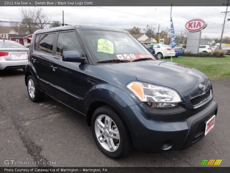 Denim Blue / Black Soul Logo Cloth 2011 Kia Soul +