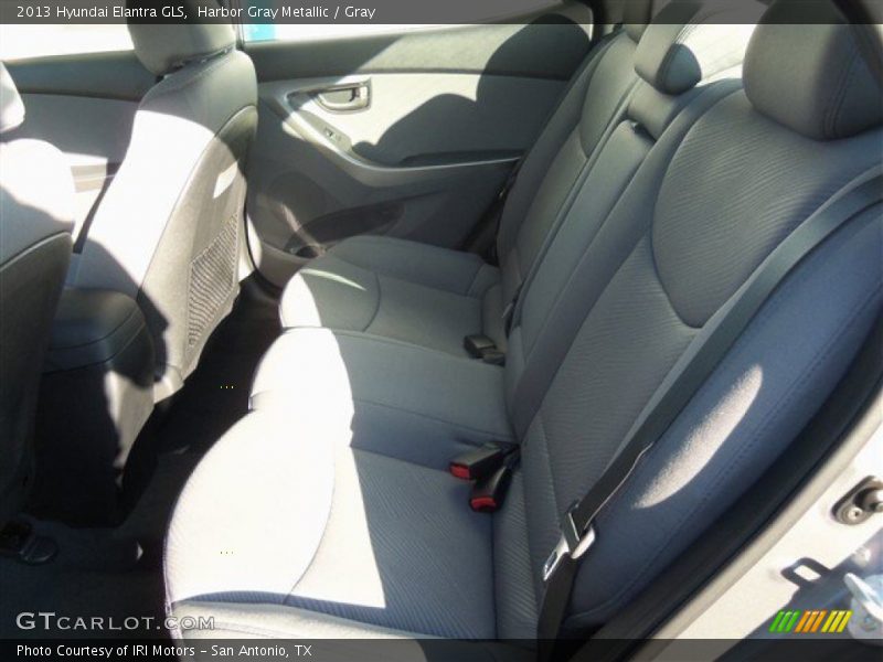 Harbor Gray Metallic / Gray 2013 Hyundai Elantra GLS