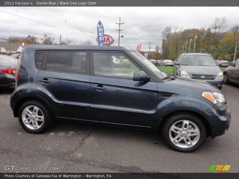 Denim Blue / Black Soul Logo Cloth 2011 Kia Soul +