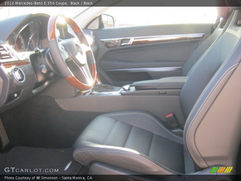 Black / Black 2013 Mercedes-Benz E 350 Coupe
