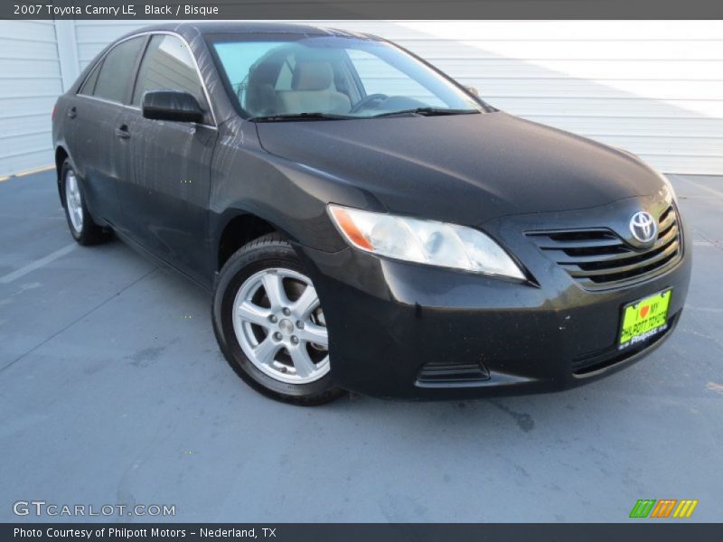 Black / Bisque 2007 Toyota Camry LE