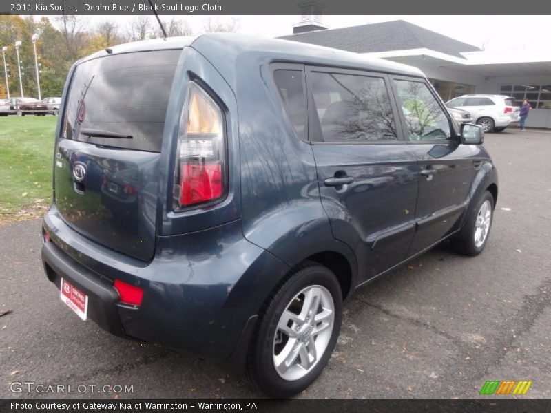 Denim Blue / Black Soul Logo Cloth 2011 Kia Soul +