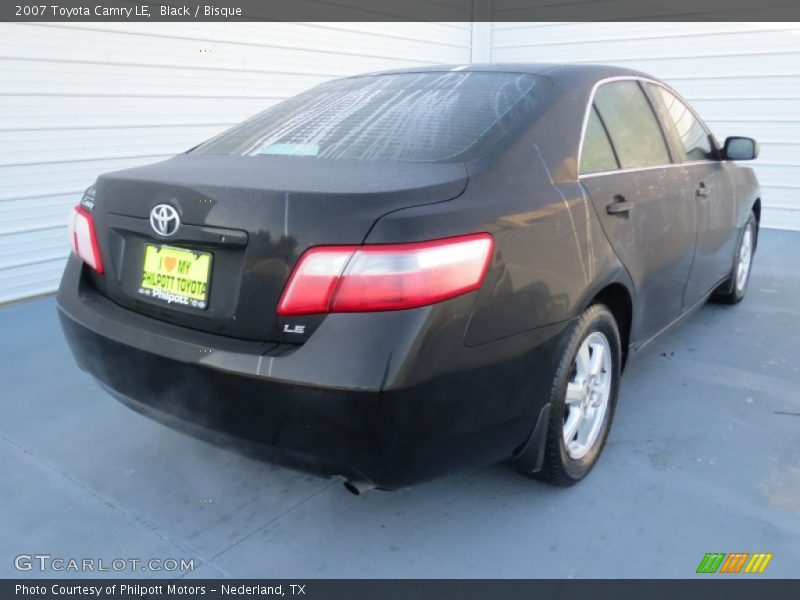 Black / Bisque 2007 Toyota Camry LE