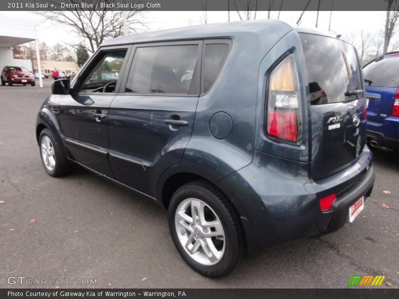 Denim Blue / Black Soul Logo Cloth 2011 Kia Soul +