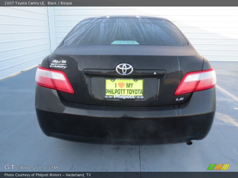 Black / Bisque 2007 Toyota Camry LE