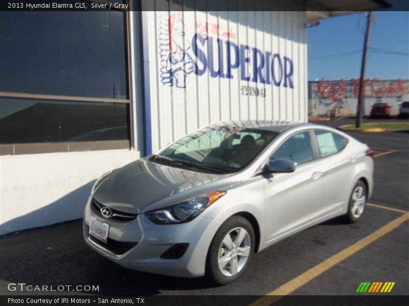 Silver / Gray 2013 Hyundai Elantra GLS