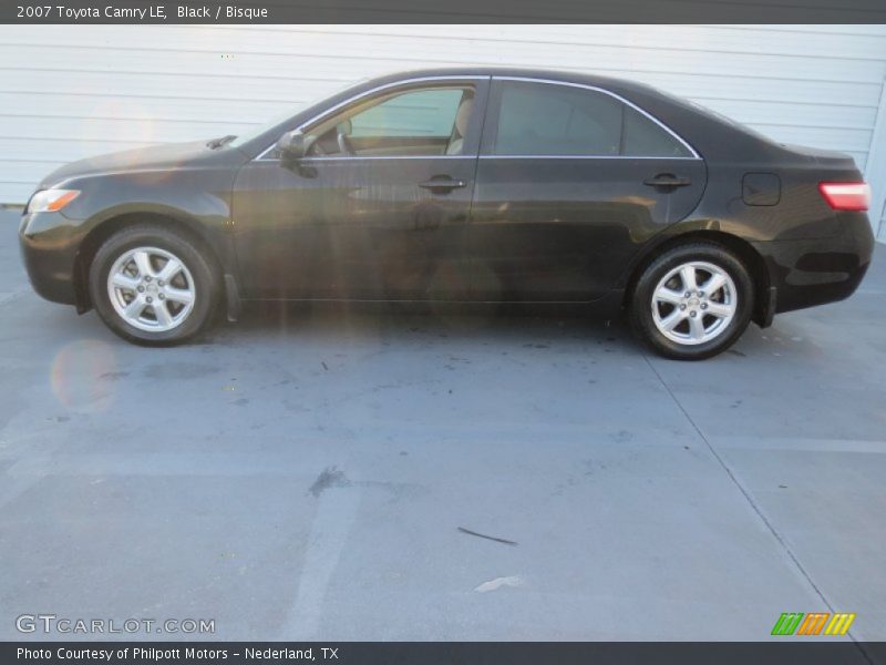 Black / Bisque 2007 Toyota Camry LE