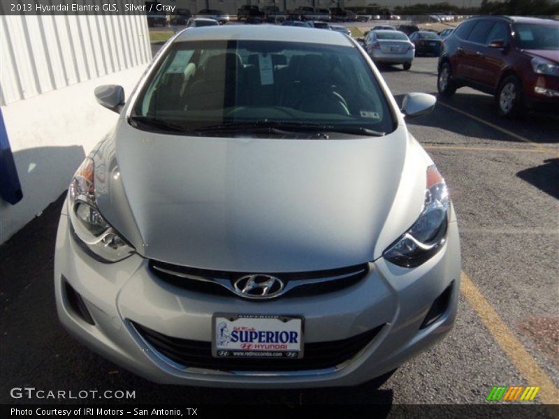 Silver / Gray 2013 Hyundai Elantra GLS