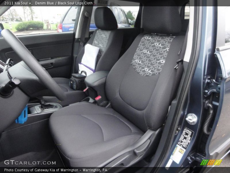 Denim Blue / Black Soul Logo Cloth 2011 Kia Soul +
