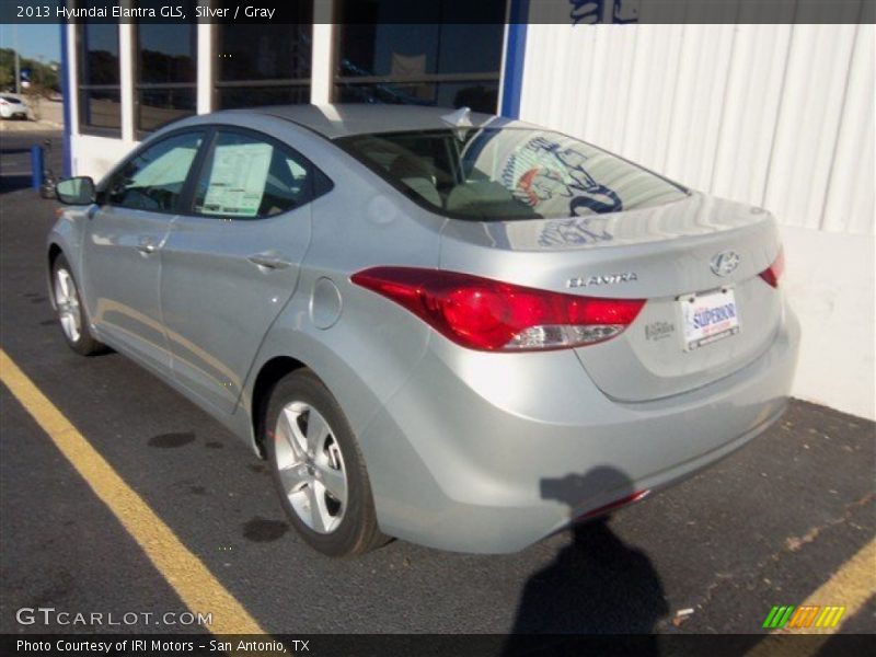 Silver / Gray 2013 Hyundai Elantra GLS