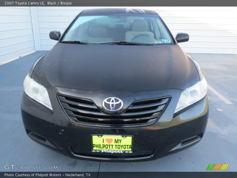 Black / Bisque 2007 Toyota Camry LE