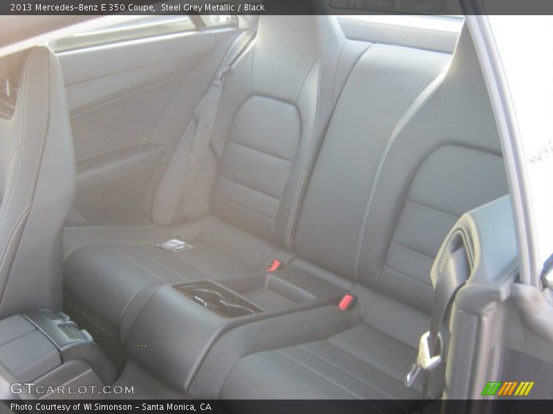 Steel Grey Metallic / Black 2013 Mercedes-Benz E 350 Coupe
