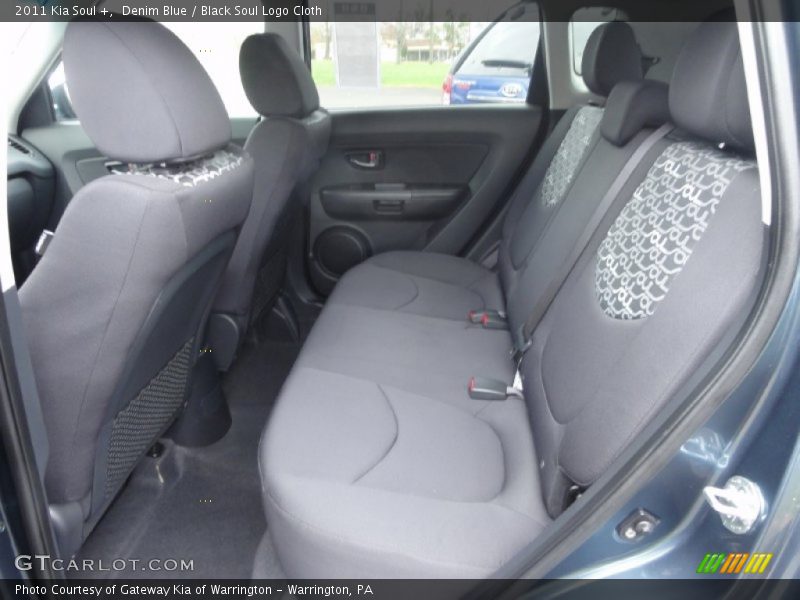 Denim Blue / Black Soul Logo Cloth 2011 Kia Soul +