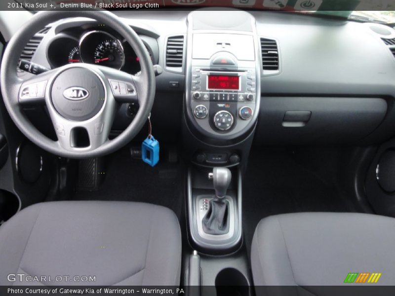 Denim Blue / Black Soul Logo Cloth 2011 Kia Soul +