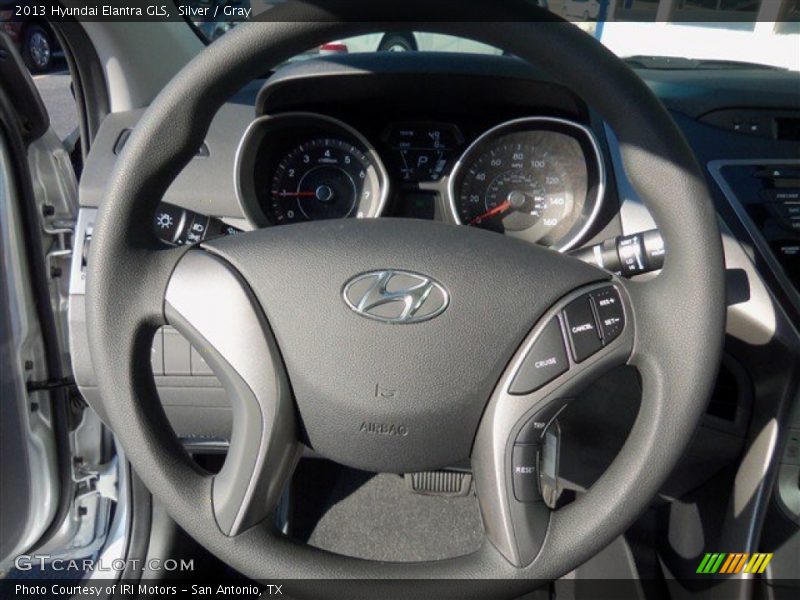 Silver / Gray 2013 Hyundai Elantra GLS