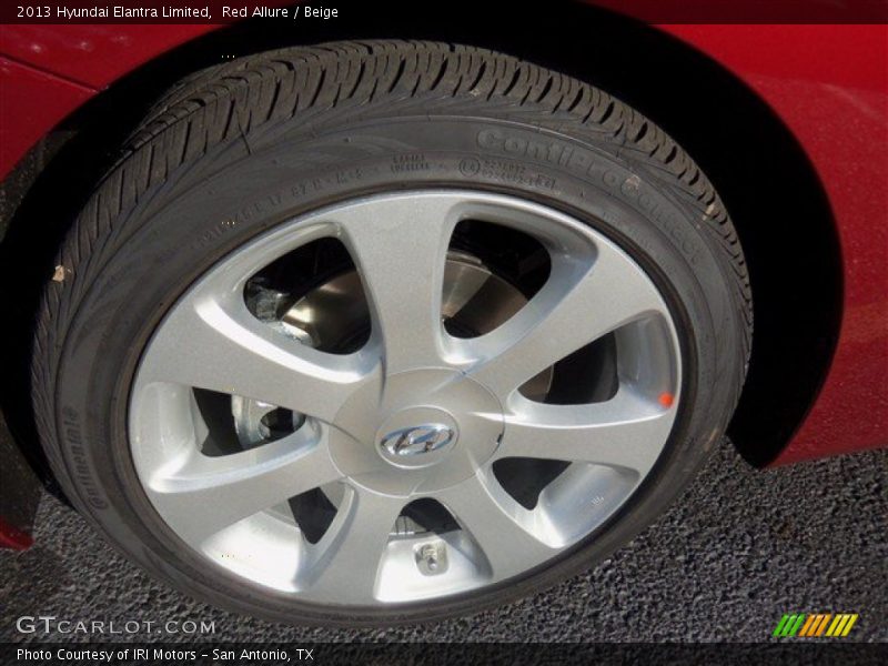 Red Allure / Beige 2013 Hyundai Elantra Limited
