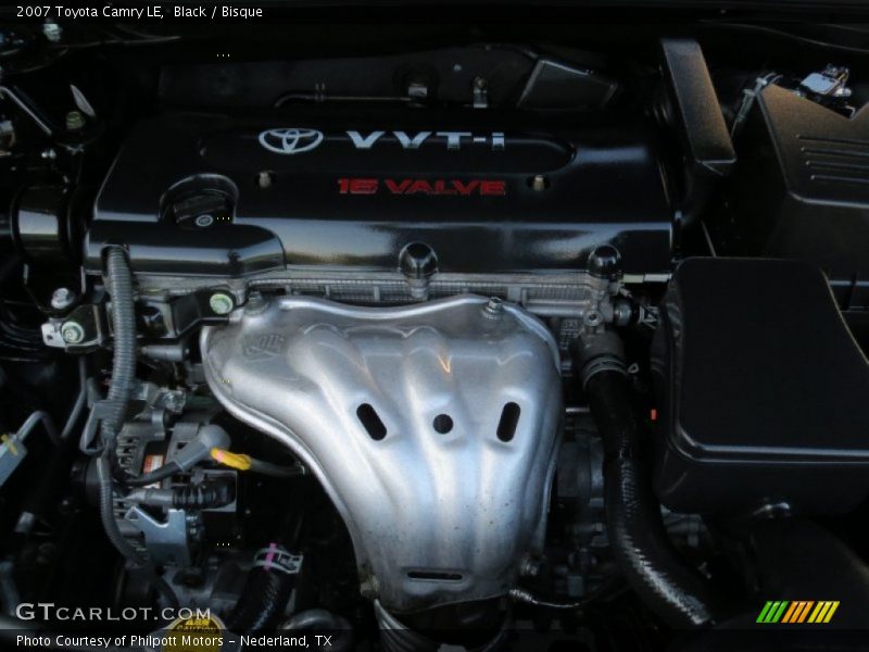 Black / Bisque 2007 Toyota Camry LE