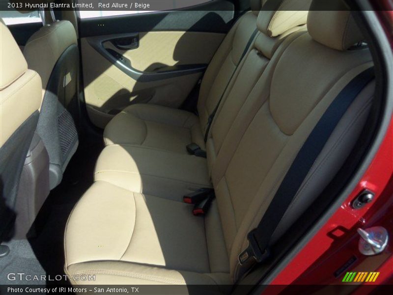 Red Allure / Beige 2013 Hyundai Elantra Limited