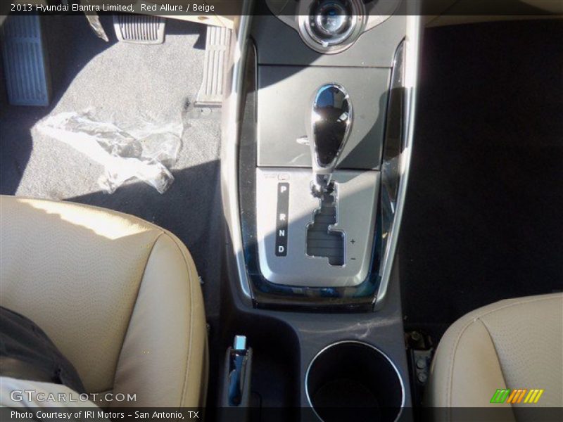 Red Allure / Beige 2013 Hyundai Elantra Limited