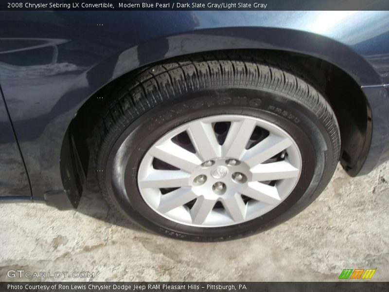 Modern Blue Pearl / Dark Slate Gray/Light Slate Gray 2008 Chrysler Sebring LX Convertible