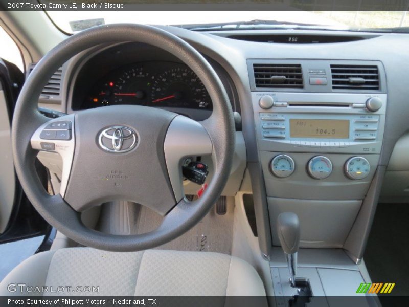 Black / Bisque 2007 Toyota Camry LE
