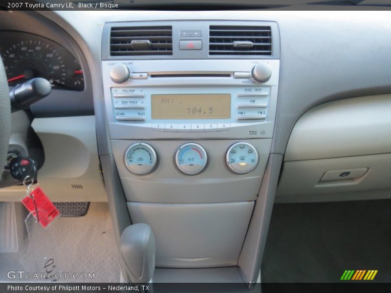 Black / Bisque 2007 Toyota Camry LE
