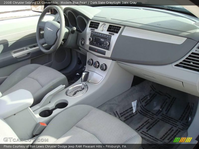 Modern Blue Pearl / Dark Slate Gray/Light Slate Gray 2008 Chrysler Sebring LX Convertible