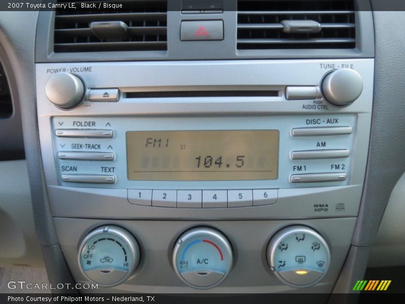 Black / Bisque 2007 Toyota Camry LE