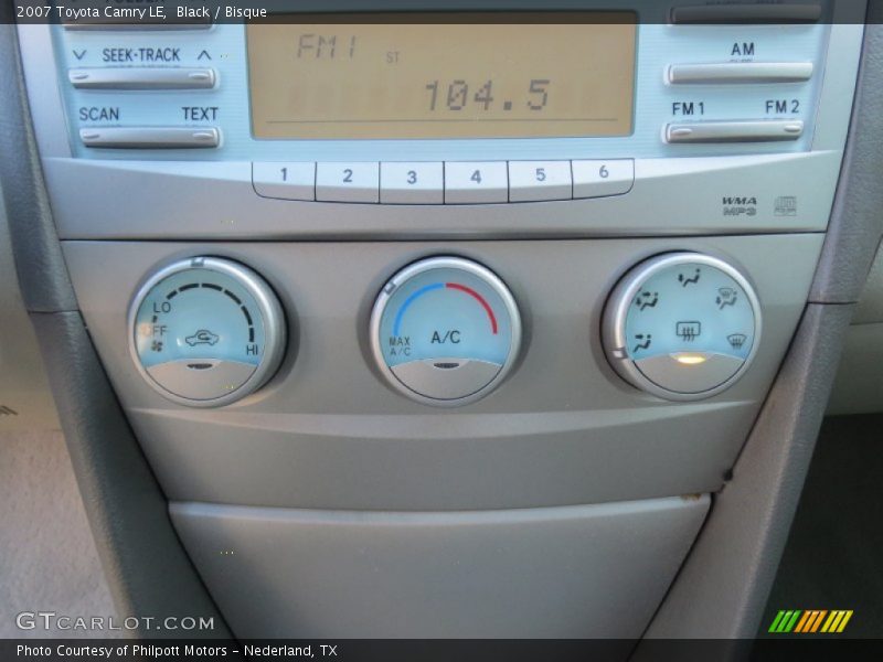 Black / Bisque 2007 Toyota Camry LE