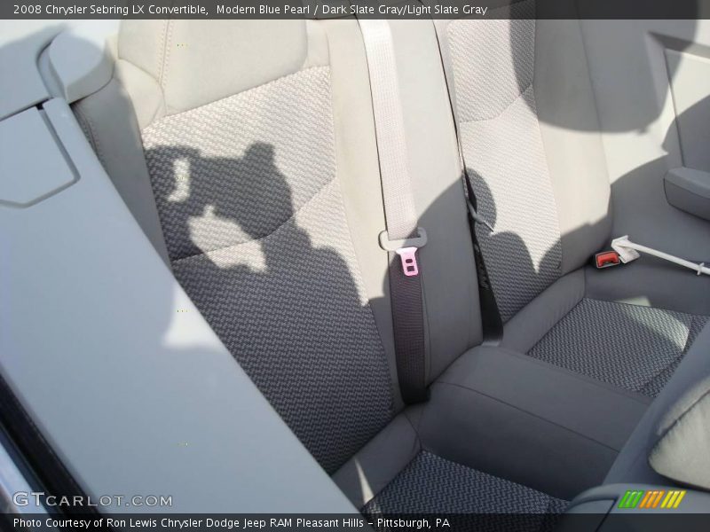 Modern Blue Pearl / Dark Slate Gray/Light Slate Gray 2008 Chrysler Sebring LX Convertible
