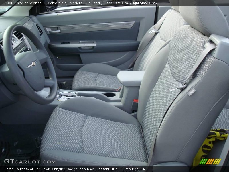 Modern Blue Pearl / Dark Slate Gray/Light Slate Gray 2008 Chrysler Sebring LX Convertible