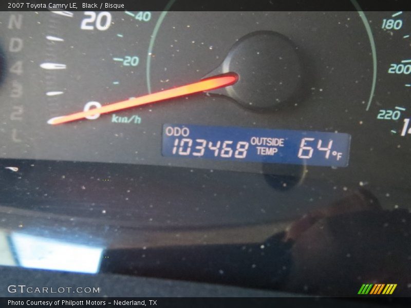 Black / Bisque 2007 Toyota Camry LE