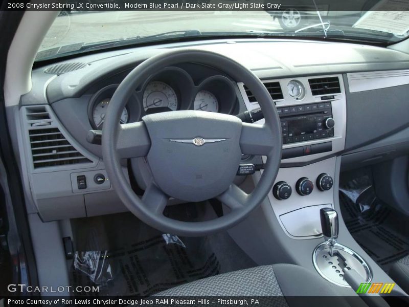 Modern Blue Pearl / Dark Slate Gray/Light Slate Gray 2008 Chrysler Sebring LX Convertible