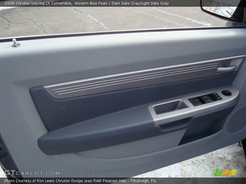 Modern Blue Pearl / Dark Slate Gray/Light Slate Gray 2008 Chrysler Sebring LX Convertible