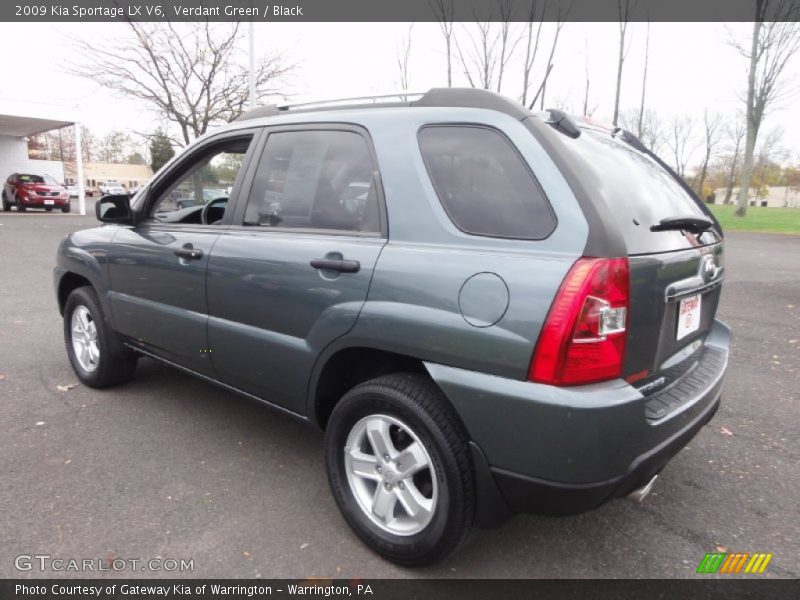 Verdant Green / Black 2009 Kia Sportage LX V6