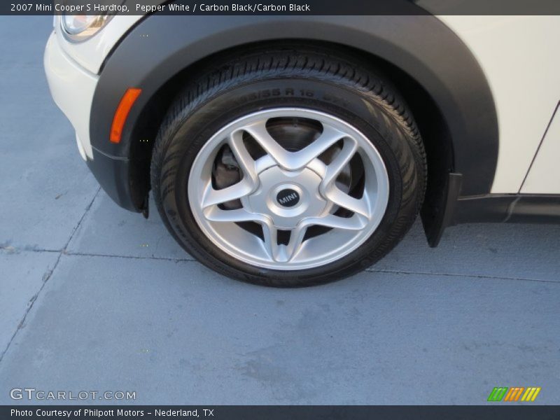 Pepper White / Carbon Black/Carbon Black 2007 Mini Cooper S Hardtop