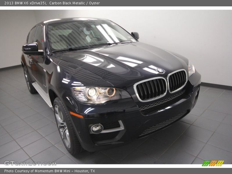 Carbon Black Metallic / Oyster 2013 BMW X6 xDrive35i