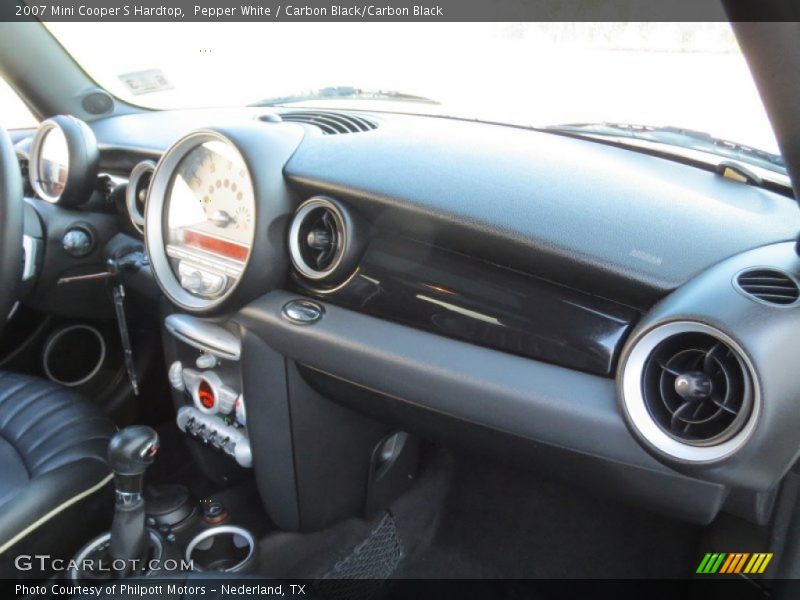 Pepper White / Carbon Black/Carbon Black 2007 Mini Cooper S Hardtop