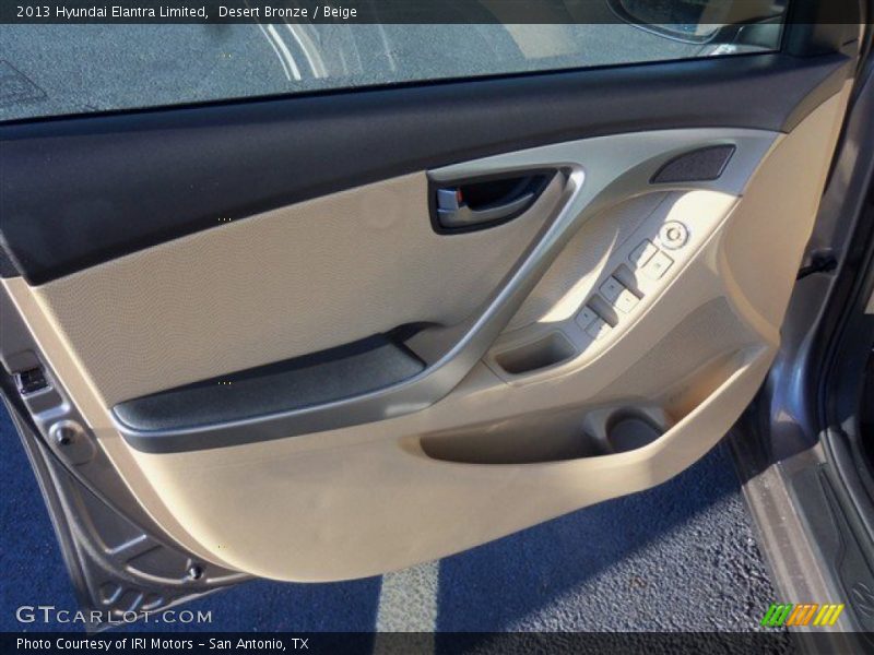 Desert Bronze / Beige 2013 Hyundai Elantra Limited