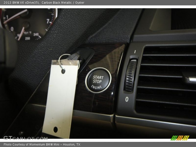 Carbon Black Metallic / Oyster 2013 BMW X6 xDrive35i