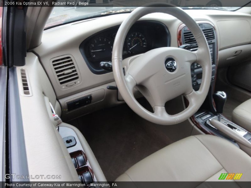  2006 Optima EX V6 Beige Interior