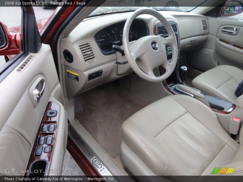 Beige Interior - 2006 Optima EX V6 