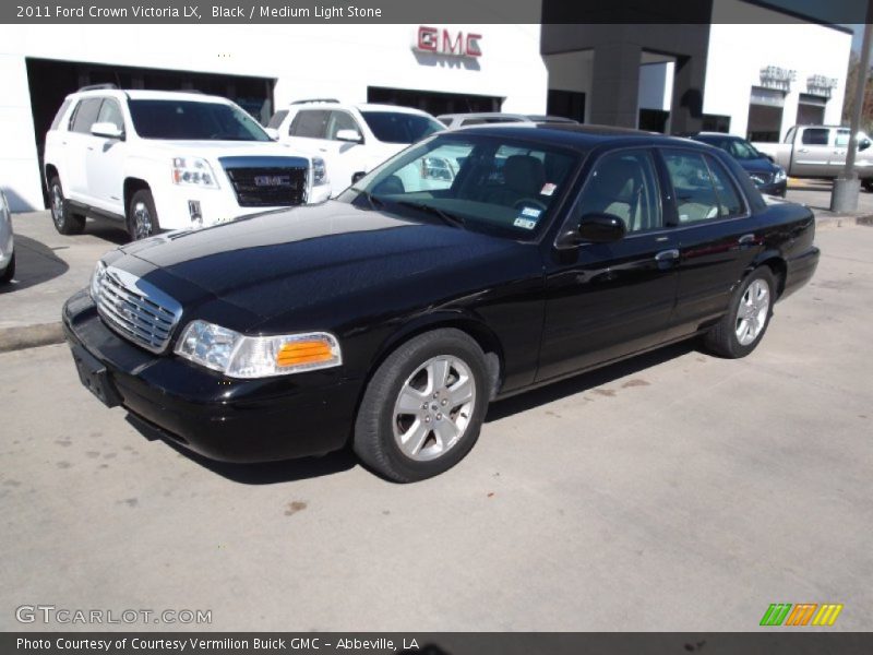 Black / Medium Light Stone 2011 Ford Crown Victoria LX