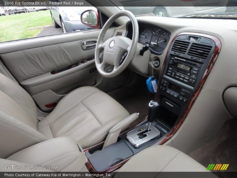  2006 Optima EX V6 Beige Interior