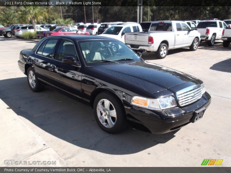 Black / Medium Light Stone 2011 Ford Crown Victoria LX