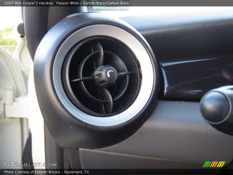Pepper White / Carbon Black/Carbon Black 2007 Mini Cooper S Hardtop