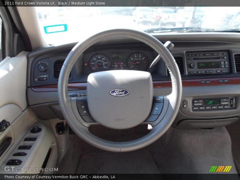 Black / Medium Light Stone 2011 Ford Crown Victoria LX