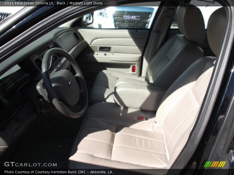 Black / Medium Light Stone 2011 Ford Crown Victoria LX
