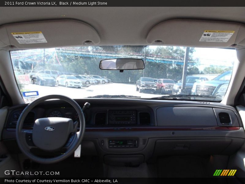 Black / Medium Light Stone 2011 Ford Crown Victoria LX